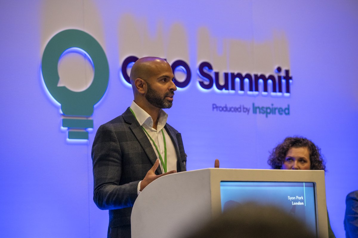 inspiredBmedia's tweet photo. The opening panel between Daryl D’Cruz, Toni Radzihovska, Simon Edward and Katie Chung is underway at our CMO Summit! 🙌
They have been discussing defining a strategy that incorporates multiple values as well as the methods and practices considered to be elements for success. https://t.co/RNl3zChVqo