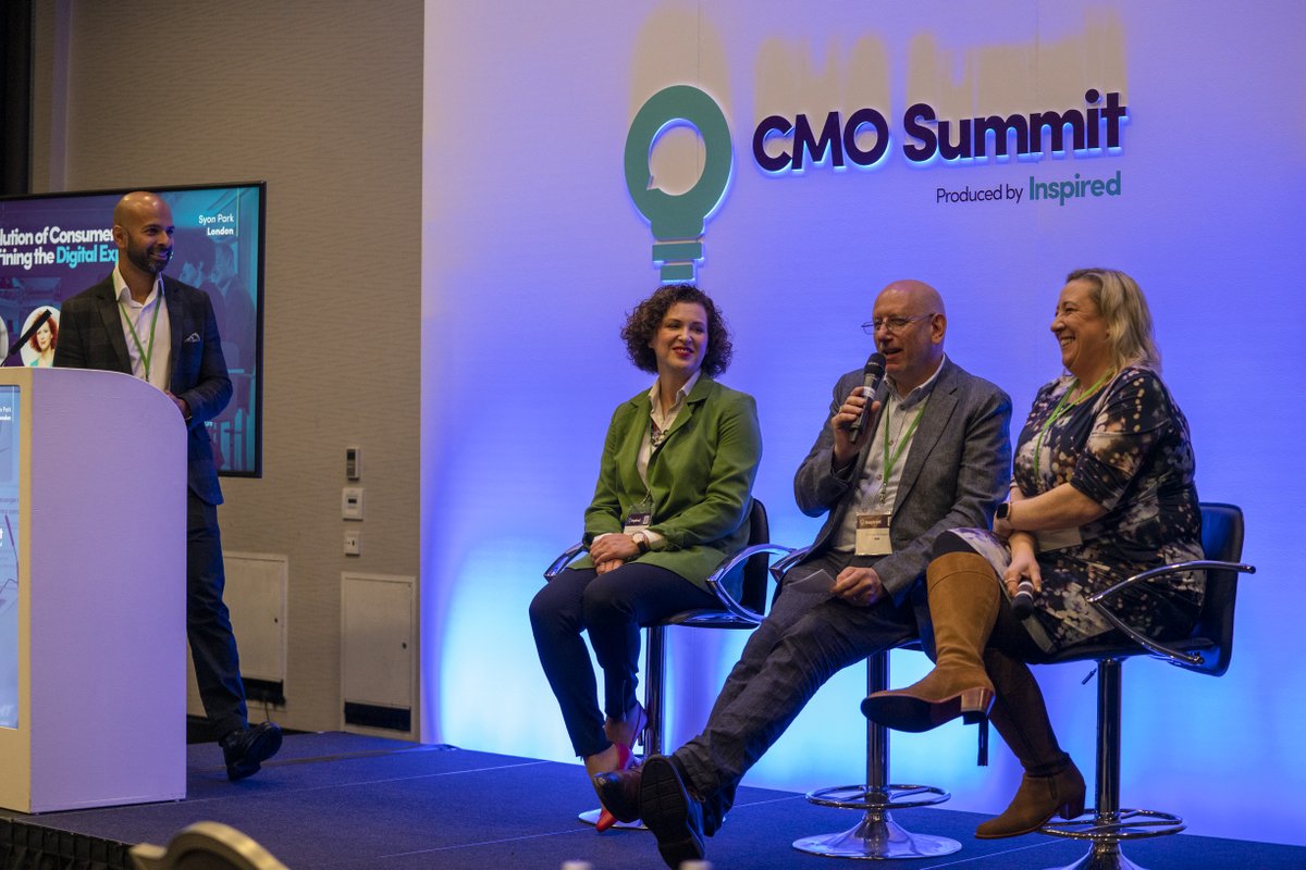 inspiredBmedia's tweet photo. The opening panel between Daryl D’Cruz, Toni Radzihovska, Simon Edward and Katie Chung is underway at our CMO Summit! 🙌
They have been discussing defining a strategy that incorporates multiple values as well as the methods and practices considered to be elements for success. https://t.co/RNl3zChVqo