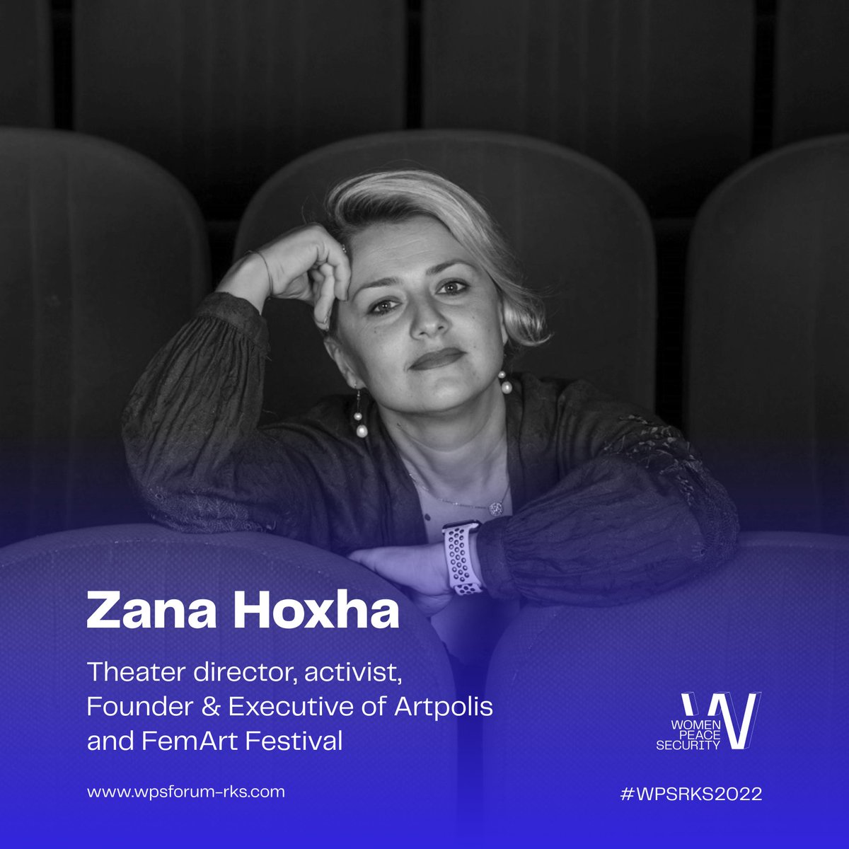 Presidenca_RKS's tweet photo. We will be joined by Zana Hoxha at the inaugural edition of the #WPSRKS2022!

@zanahoxhadirect will moderate the Women, Peace and Security Forum closing event.

⏰ 22-23 October 2022
👉 https://t.co/NgGIxtemlk https://t.co/J8NRgHYbi6