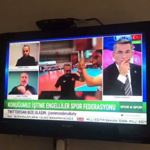 Başkanımız Kerim Vural Ülke TV'de Ömer Önder ile Spor&amp;Spor programında canlı yayın konuğu olarak katılım Gösterdi