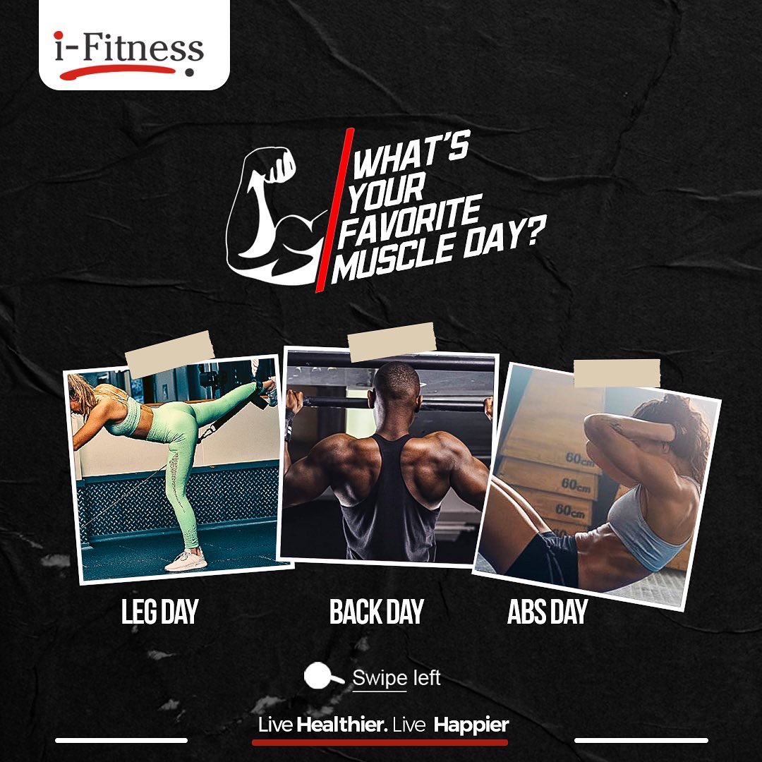 IFitnessng's tweet photo. It is important that you dedicate one day a week to training a particular muscle group. That way, no muscle group will be left out.
Comment your favorite muscle day?
#fitnesstips #fitnessmotivation #livehealthylivehappy #muscleday https://t.co/KhvfRXBCUn