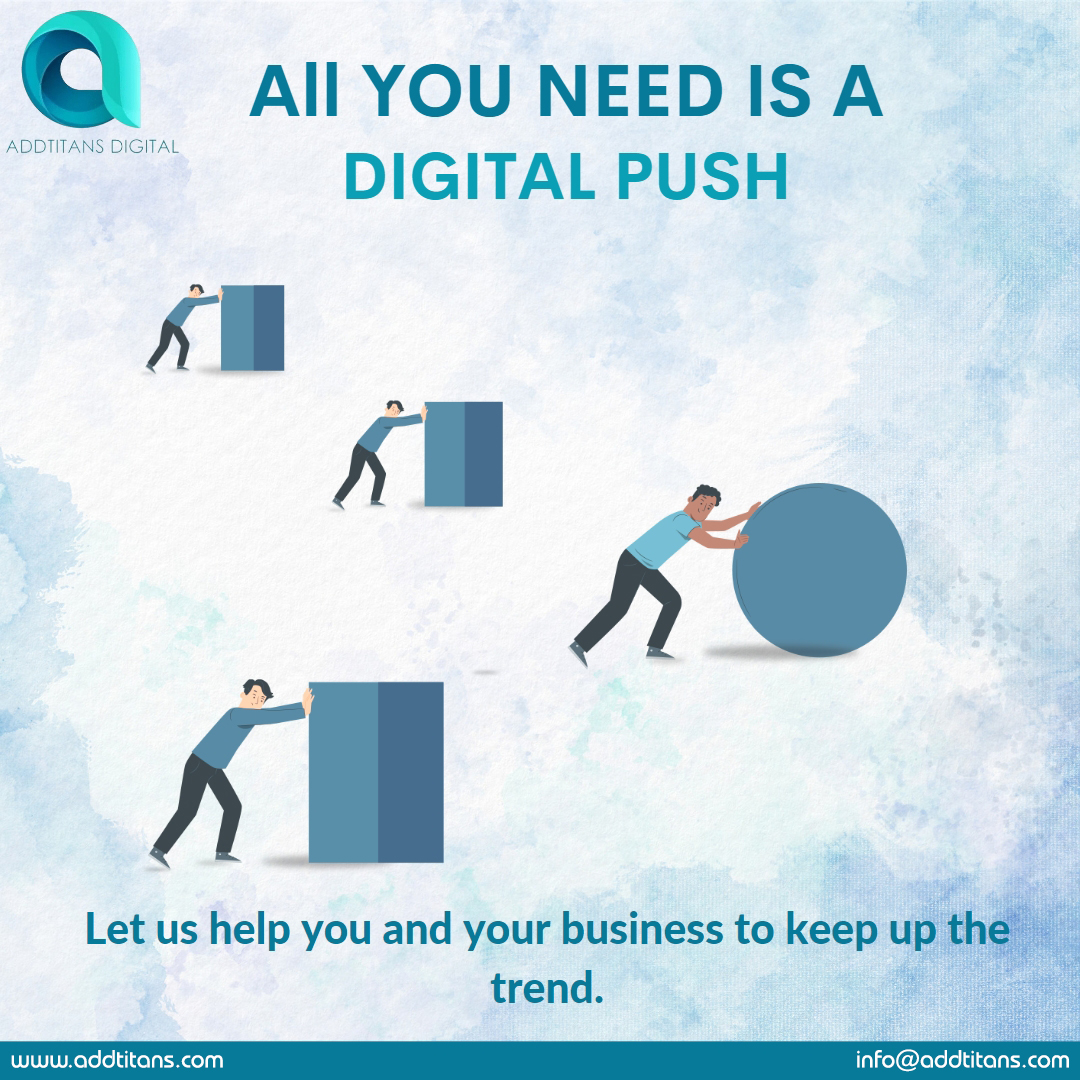 addtitans's tweet photo. Let us Help you and your Business to Keep up the Trend All you Need is A #DIGITAL_PUSH • Digital Marketing • Performance Marketing • Web Designing • SEO • SMO • PPC

👉Get in touch with us Website
📞Call:+ 91 9811774000
✉️ info@addtitans.com
🌐https://t.co/Mp6lkL9K5L https://t.co/x68DVEnS4z