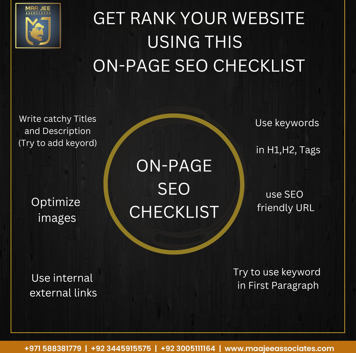 maaj6692's tweet image. maajeeassociates
&apos;&apos;ON-PAGE SEO CHECKLIST.&apos;&apos;
#keyword #seo #seotips #seokeyword#on-page#Seochecklist #seoulfood #seoulkorea #seoservices #seoultravel