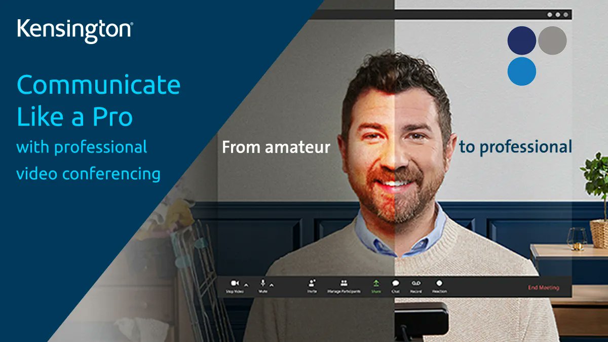 DirectSkye's tweet photo. PROFESSIONAL VIDEO CONFERENCING
Kensington’s Professional Video Conferencing ecosystem—a powerfully cohesive range of cameras, plug &amp; play software and accessories to ensure you look and sound your very best.

https://t.co/XU3WYGj19s 

#skyedirect #kensington #webcams https://t.co/mRhXQzUXBB