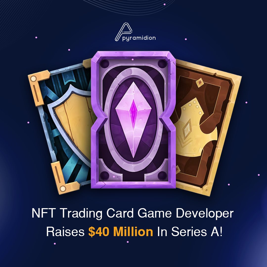 Pyramidions's tweet photo. Horizon, the developer of Skyweaver - an NFT trading card game, has raised $40 million in a Series A funding round, according to sources! Visit us for NFT services: https://t.co/VQdAyoZpmH

#nft #cryptocurrency #skyweaver #blockchain #bitcoin #pyramidion https://t.co/AQstHY9bFR