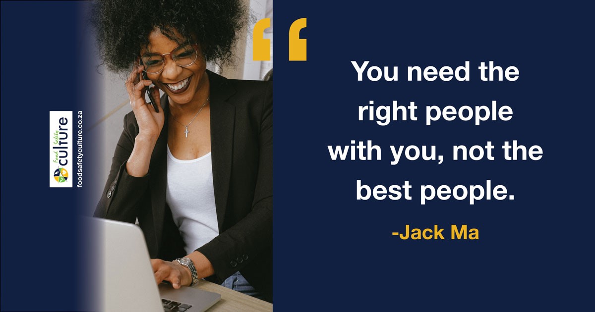 SafeFoodCulture's tweet photo. You need the right people with you, not the best people.
#thoughtforthursdays #foodsafetyculture #teamplayers #motivation #leadership #culturechange #qualitymatters https://t.co/MnzQiQSZG4
