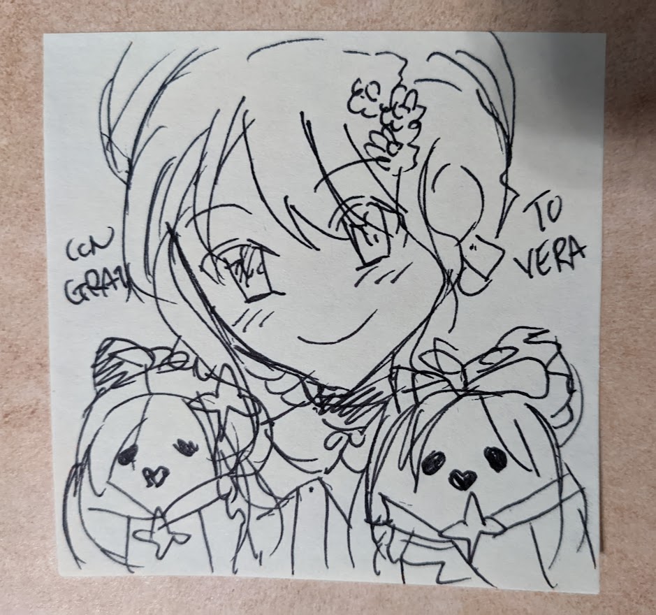 duoleveling's tweet photo. This week's scuffed sketch is dedicated to @veravee__ !~ Congrats on your debut recently! Your lore and design are so cute! Let's adventure sometime? #VTuber #ENVTuber #duolvlart #veraART https://t.co/I6PrjGp1O1