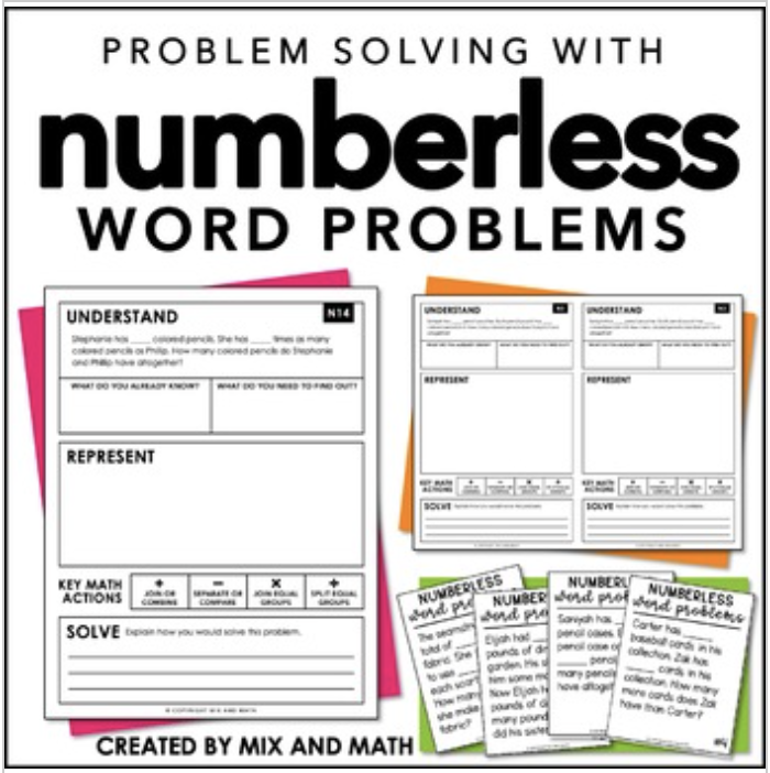 TCEA's tweet photo. 💪 ⚡  The Power of Numberless Word Problems ⚡💪 

https://t.co/x8ZdmnWk3Q via Mix and #Math
#learning #educhat #mathchat https://t.co/V6pYO6KLUG