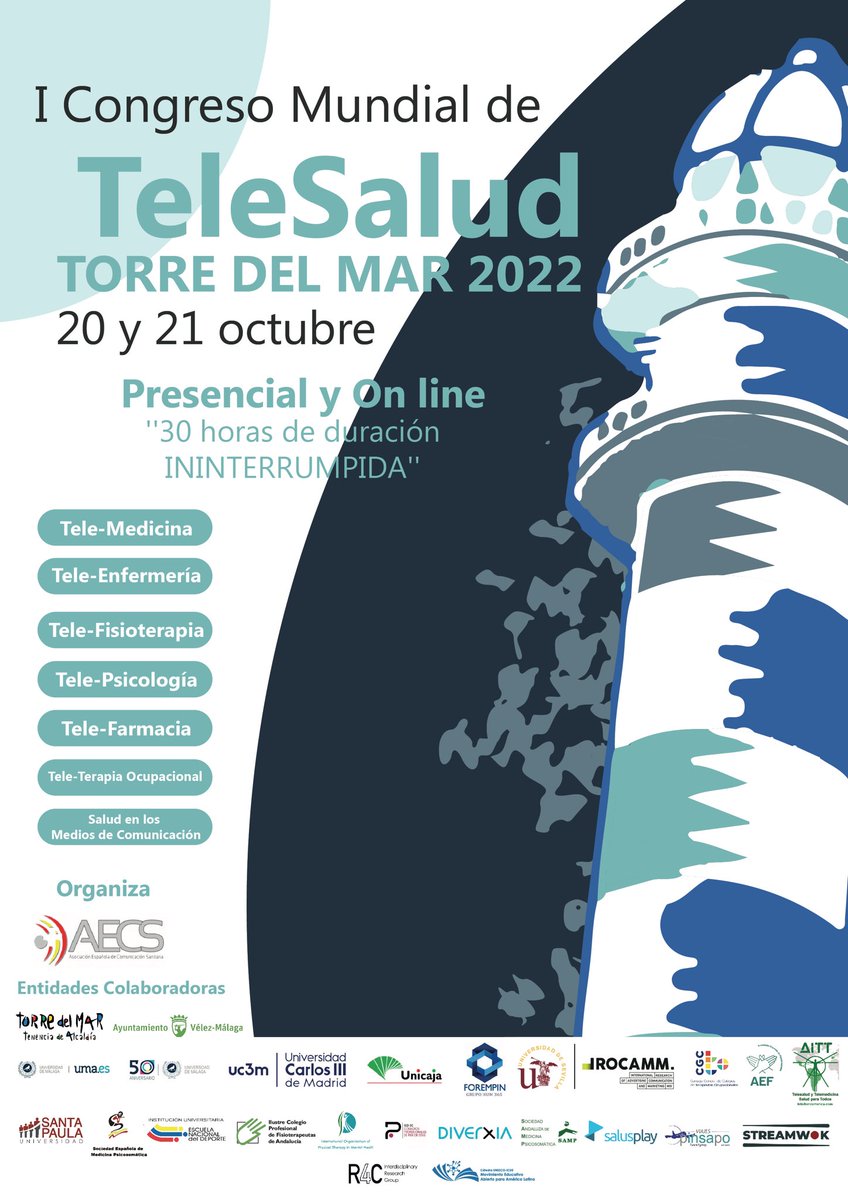 ¡Llegó el gran día! ☀️ Comienza el I Congreso Mundial de Telesalud. Empezamos con la sesión online a través de congresotelesalud.com