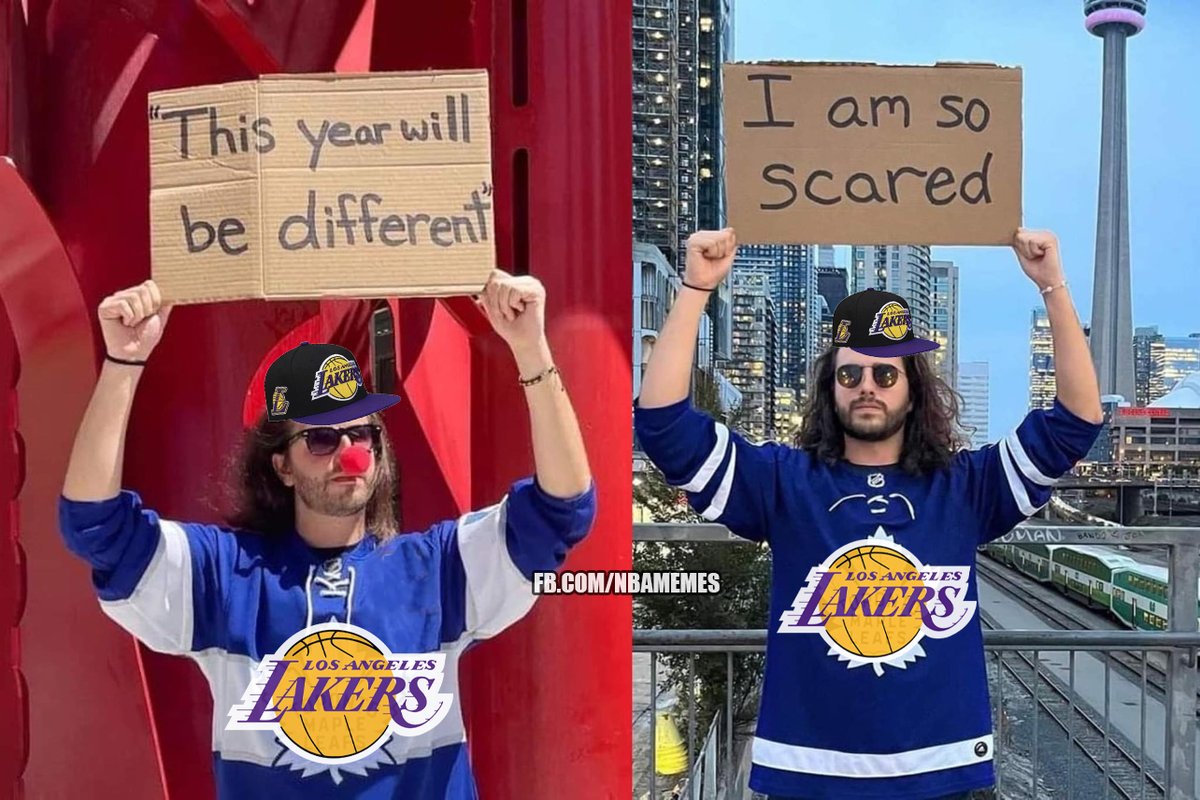 NBA Memes on Twitter "Lakers fans before and after opening night..."