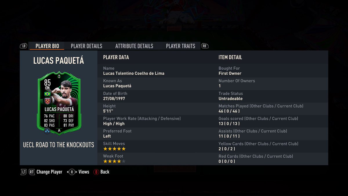 gaming_jnr's tweet photo. Yeah Lucas Paqueta is a lot of fun on 23 👀😲
#fifa23 #fut23 #fut #DivRivals https://t.co/XAp6wwOc4z