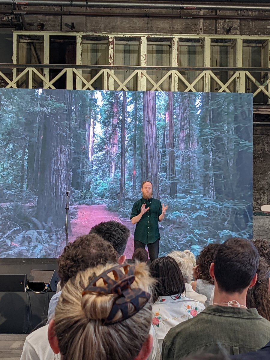 "hold heavy things with as much lightness as possible" -beautiful departing words for an optimistic future from <a href="/mattwicking/">Matt Wicking</a> #purpose22