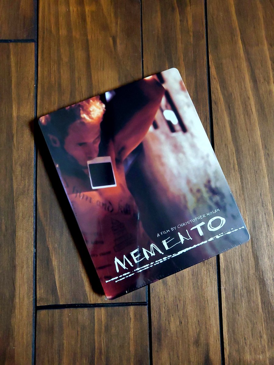 Cornrow_'s tweet photo. TheBlu - Memento steelbook 

@media_psychos #memento #bluray #steelbook https://t.co/XJ1vIkjqc3