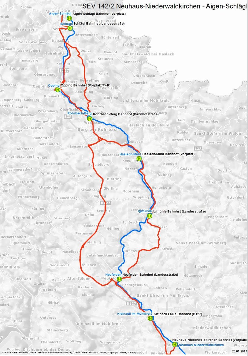 +++BAUSTELLE+++ Wegen Bauarbeiten fährt zwischen Linz Urfahr und Aigen-Schlägl von 22.10. bis 06.11. ein Schienenersatzverkehr für alle Züge auf dieser Strecke. Bitte checkt eure Verbindung vor Fahrtantritt und plant mehr Zeit für eure Wege ein. #ÖBBStreckeninfo