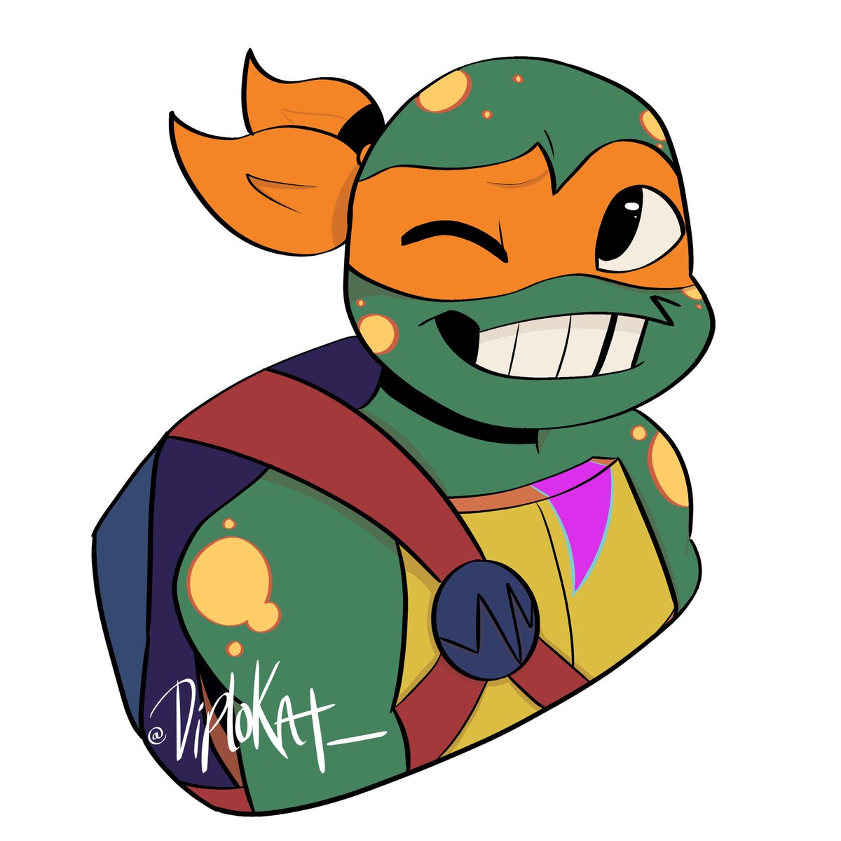 DiploKat_'s tweet photo. Part 1 of 2 ROTTMNT fanart I posted on Instagram! 
#rottmntfanart #rottmnt #SaveRiseofTMNT #saverottmmt #fanart #digitalart https://t.co/8Oz6OZAy86