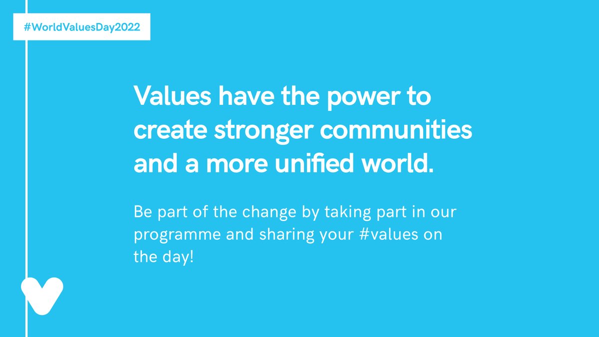 Today is #WorldValuesDay2022! The values that matters most to Barrett Values Centre are Collaboration, Making A Difference, Leading By Example and Excellence.  What's yours?