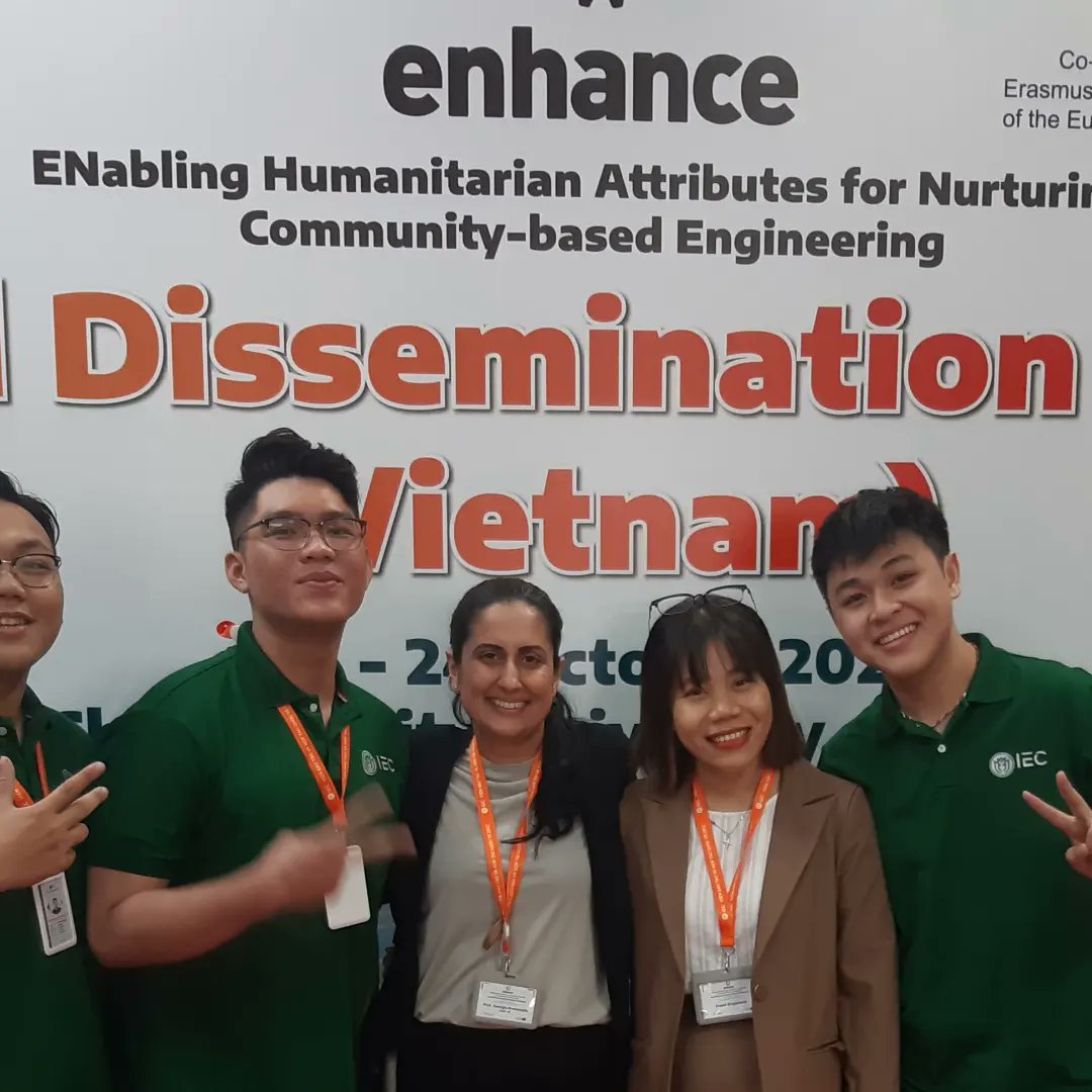 GeorgiaKremmyda's tweet photo. So proud to be leading the fantastic @ProjectEnhance. There's nothing better than creating student opportunity, building capacity in teaching excellence and offering life-changing education #enhanceproject #humanitarianengineering #erasmusplusproject #warwickengineer https://t.co/a0jtPgc7iw