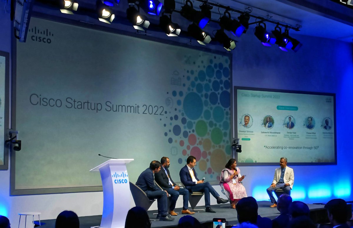 "5G is an awesome excuse for Service Providers to rework their architecture" - Sanjay Kaul, President, Asia Pacific &amp; Japan, Cisco Service Provider Business
#CiscoStartupSummit2022 
#CiscoforStartups
#Startups
#Innovation 
#Technopreneurship