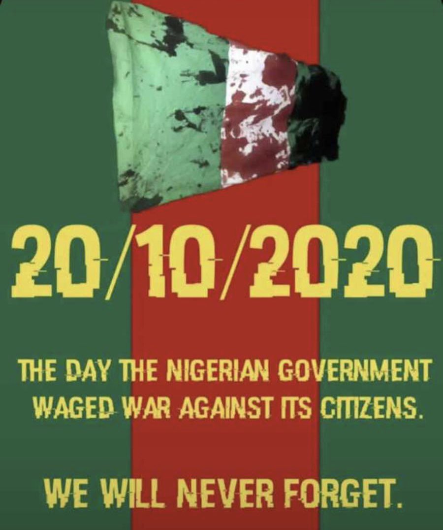 Olabamidele_tmt's tweet photo. 2years down the line and we are still asking, who gave the order? we will never forget.

Forever in our hearts💔🇳🇬
#EndSARS #EndSARSMemorial2  #LekkiMassacre 
🩸 https://t.co/vhbuelmgKd