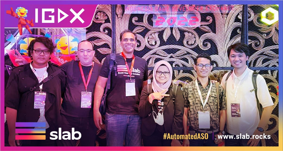 Throwback to #IGDX2022 Bali last October 15-16! The slab team got to experience new #opportunities and discussions in the continuously growing game industry! 

#slabrocks #IGDX #roadshow #events #AIpowered #optimizedopportunities #gamedistributions #gamedeveloper #gameapp