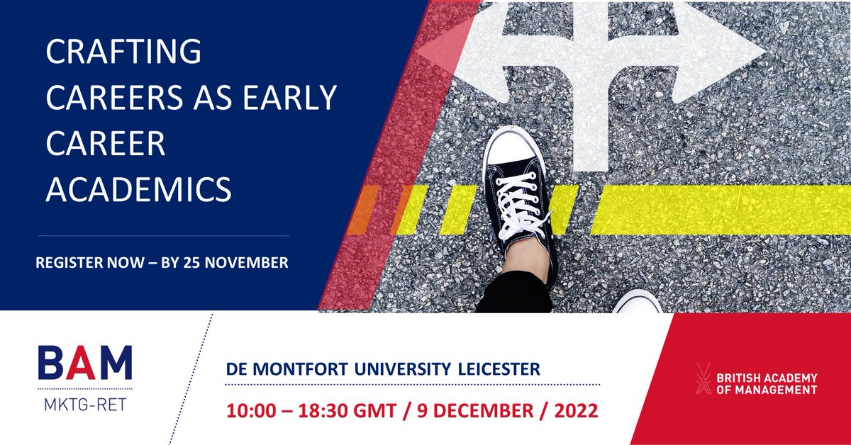 📢 Calling all ECRS – want to hear more about the various paths in academia? Sign up today to hear the speakers provide insights into their academic journeys from #publishing, #teaching. You will also have the chance to network with other peers bit.ly/3EOtnR4
