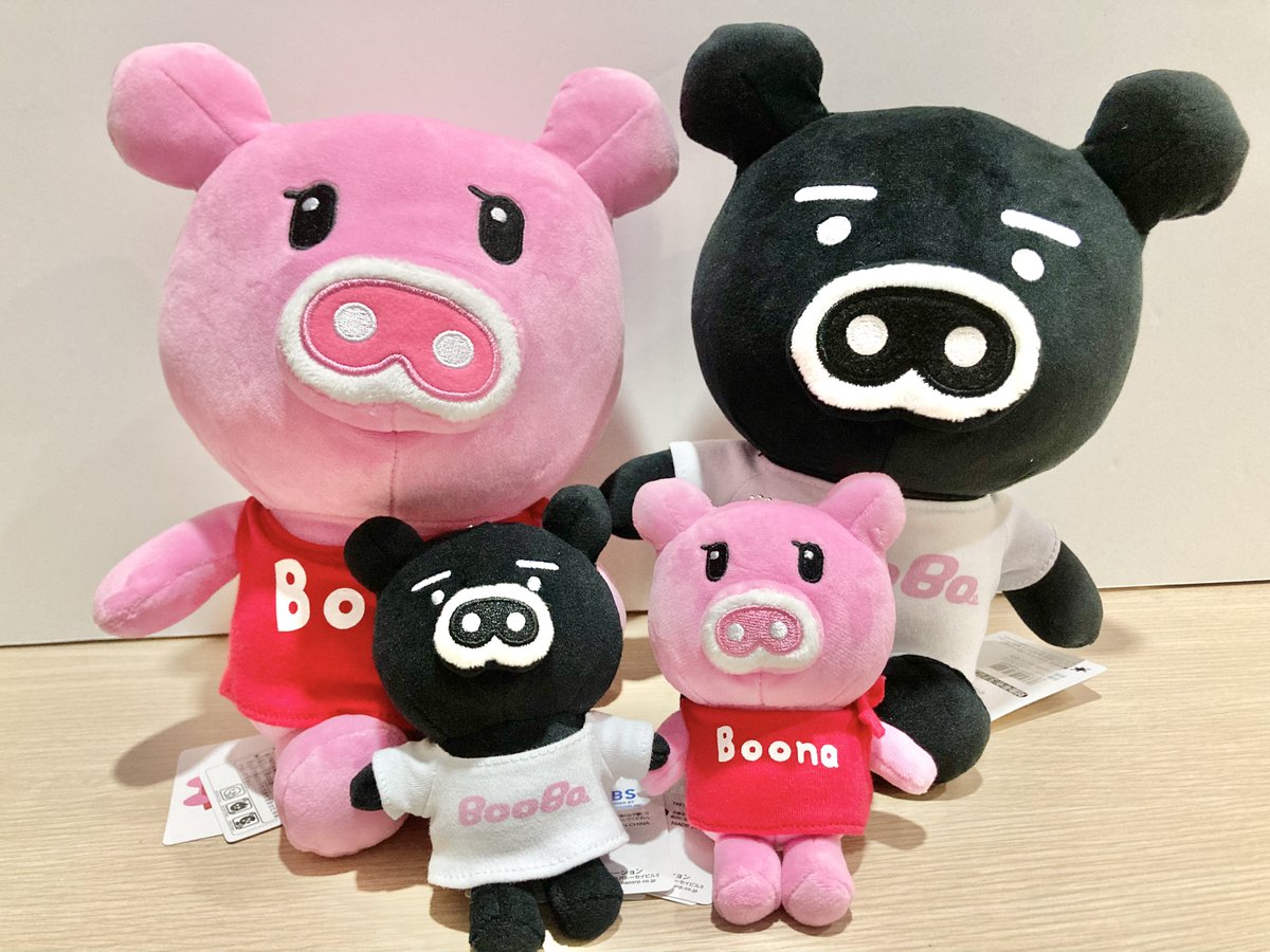 ✨BooBo、Boonaグッズ✨ 「ぬいぐるみ」「マスコット」が入荷しました