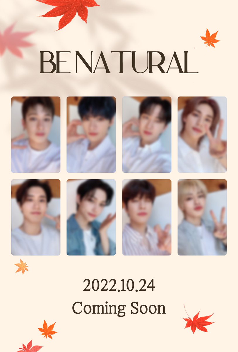 KrNacific's tweet photo. 𝗡𝗔𝗖𝗜𝗙𝗜𝗖 𝗫 𝗦𝘁𝗿𝗮𝘆 𝗞𝗶𝗱𝘀

𝑩𝒆 𝑵𝒂𝒕𝒖𝒓𝒂𝒍🍁

2022.10.24 11:00AM(KST)
Coming Soon https://t.co/R4QWcMg2Ix