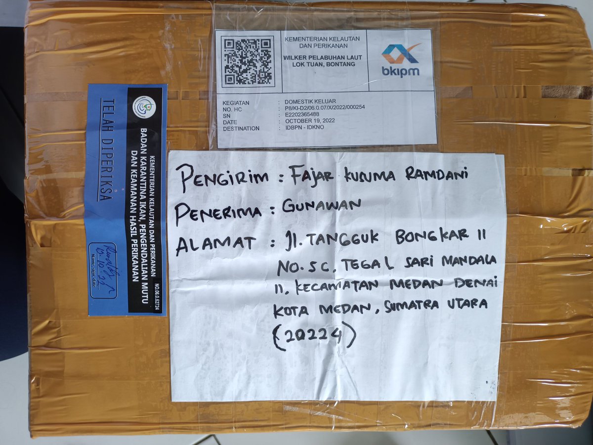 BKIPMBontang's tweet photo. Pengiriman komoditi ikan cupang tujuan Medan
@BuTariPmk 
@BKIPMBalikpapan 
@ekosulys24 https://t.co/PCrJUnITPF