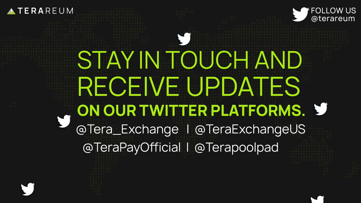 Z00LEEE's tweet photo. Get your bag of #Tera on time💚
Follow the path of people who understand what is coming💚
#TerareumTech #Terareum #Tera #Tera_Exchange #Tera_ExchangeUS
#Terapoolpad #TeraNFT #TeraPay https://t.co/t0rNAhWPze