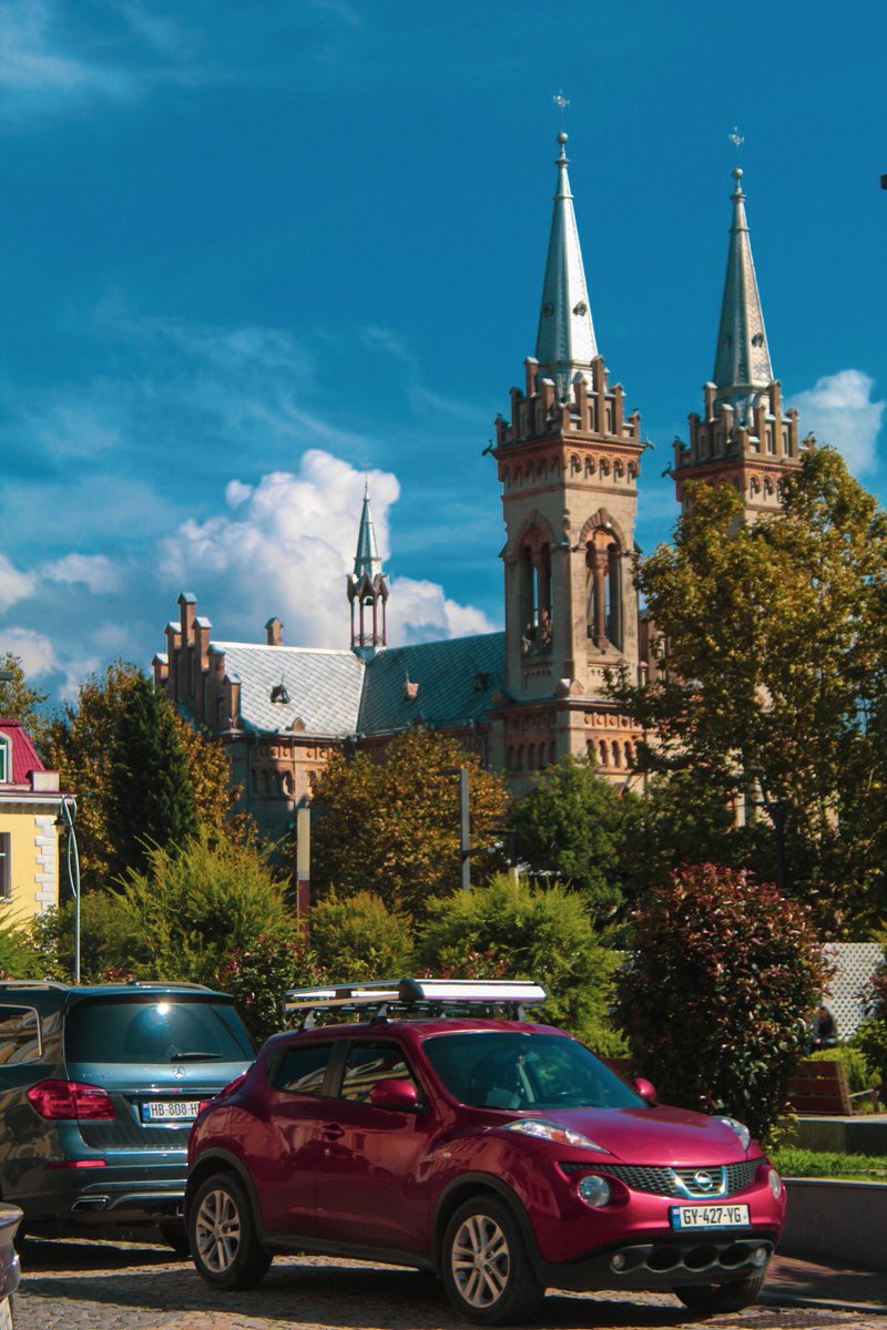 Spend another beautiful day in public #Church #photography #car #city #trees