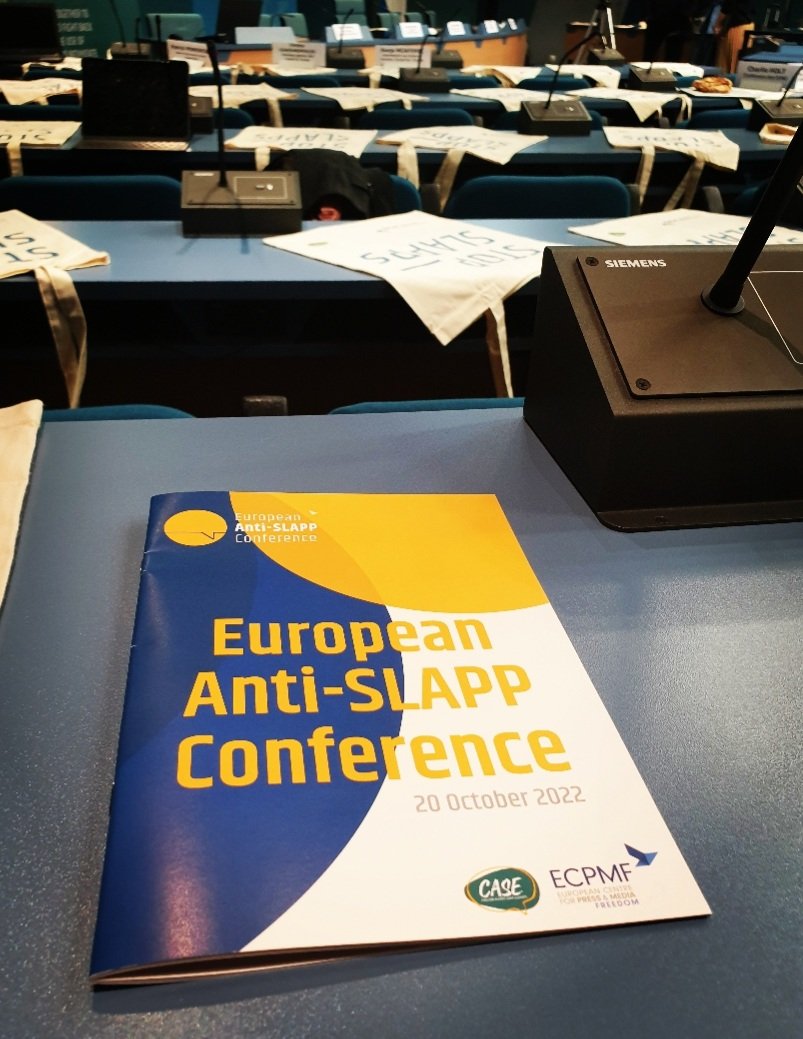 Ready for the European anti-SLAPP conference at the Council of Europe in Strasbourg today #antiSLAPPCon