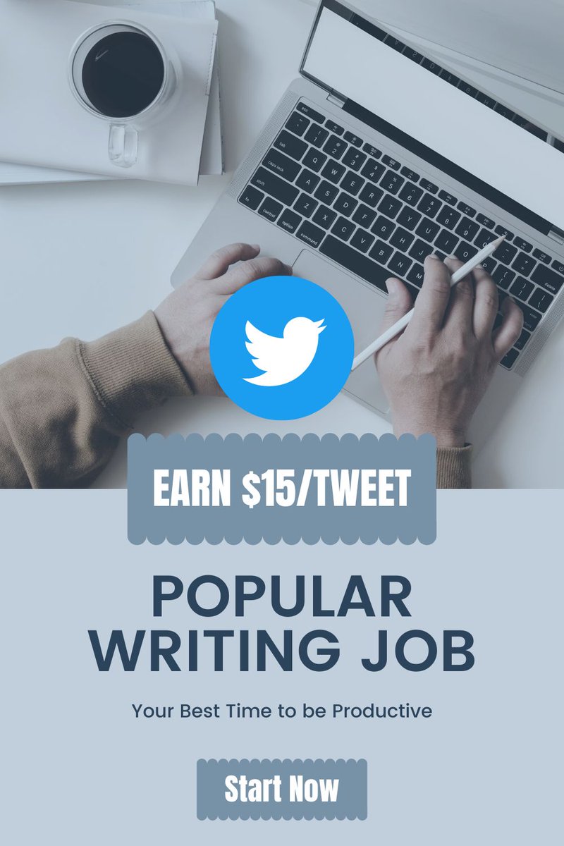 I just published an article Earn $15 per Tweet — Popular Writing Jobs link.medium.com/FDY6acXYgub 
#WritingCommunity #remotejobs #WorkFromHomeJobs 
#makeMoneyFromHome