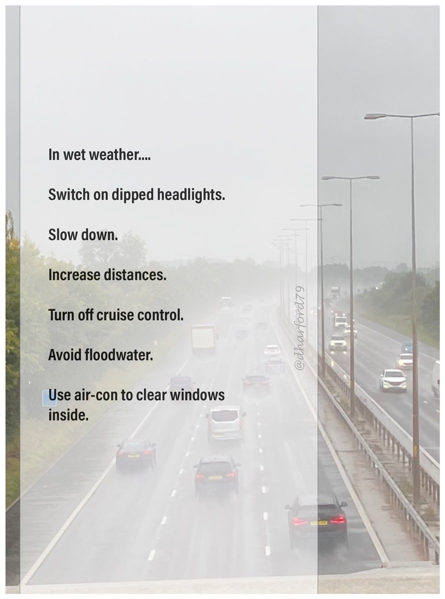 Just a few reminders for anyone heading on a journey this morning. 

Do the basics, and do them well! 

Wipers on = lights on. It’s not difficult. Your visibility is key to everyone’s safety. 

#RoadSafety #ProjectEDWARD