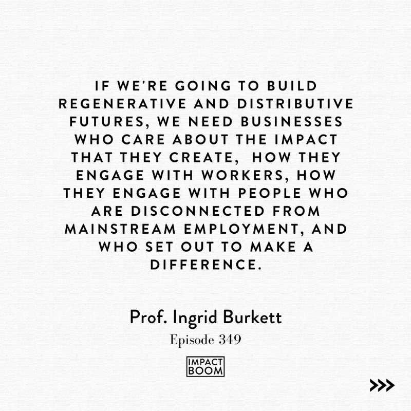 ImpactBoomOrg's tweet photo. On Episode 349, @QSocEnt shares Key Lessons &amp; History From 10 Years Of Pioneering Australia’s #BusinessForGoodMovement.

@IngridBurkett @YunusGriffith @nundahcoop @sjwilliams1901 @CQU @emmakaterose @food_connect @salmon_amelia @elise_parups
#socent #socialenterprises #podcast