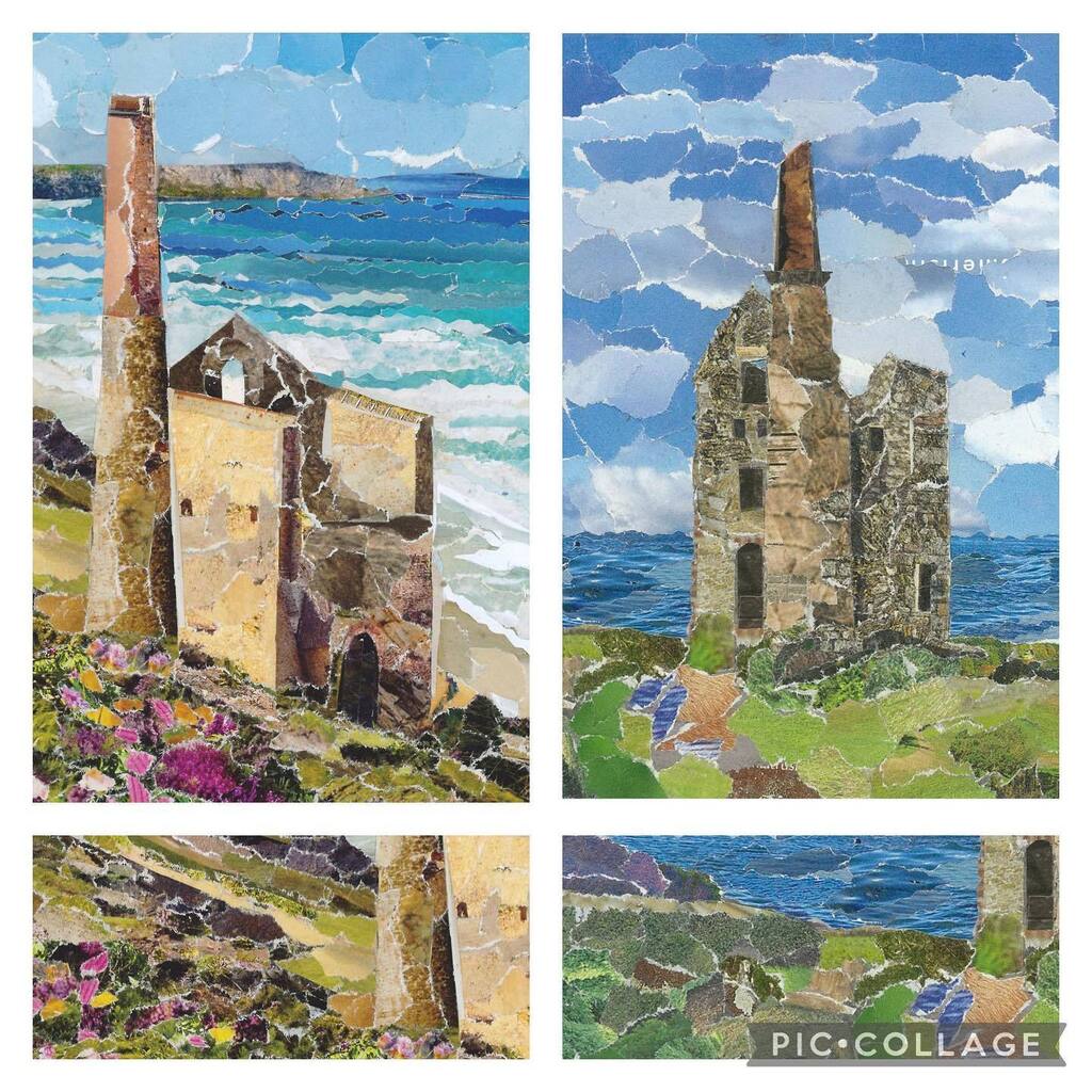 Junkmailart's tweet photo. Wheal Coates, Chapel Porth and Wheal Owles at Botallack. Love these iconic landmarks of the past and hope to do some more collages of Engine Houses in the future! My Wheal Coates collage was a commission I was asked to do! 💙
-
-
-
-
-
#enginehouses… https://t.co/Pj5nyVDs5C https://t.co/DnkRa2zpop