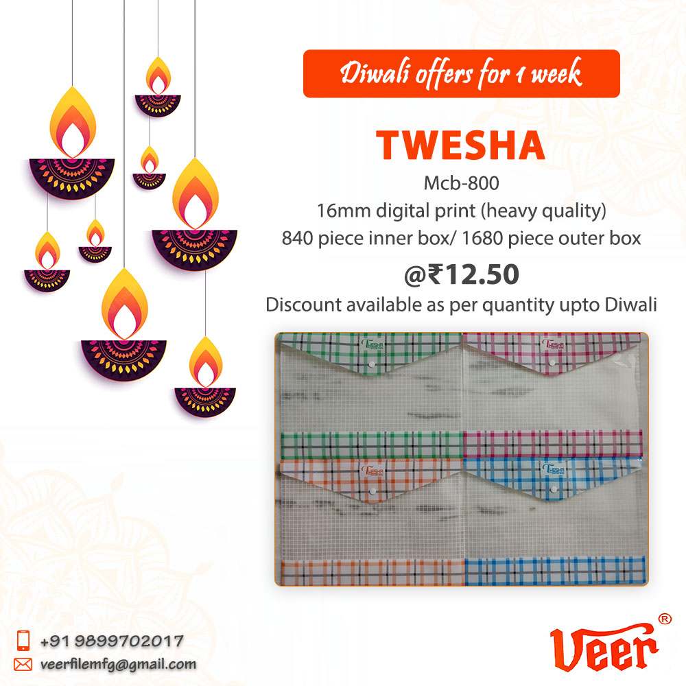 VeerFile's tweet photo. Diwali offer! 
Button folders available in wide range &amp; heavy discounts, grab the deal now.
Call:-    09899702017
Email:-  veerfilemfg@gmail.com
#Buttonfolders https://t.co/Uz9Eaa0AZM