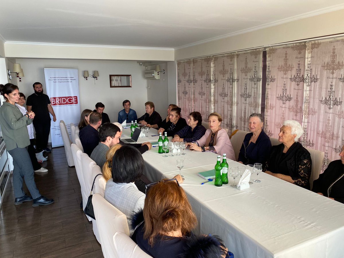 Commemoration section with families of the missing persons. 
#Bridge #ICRC #Families