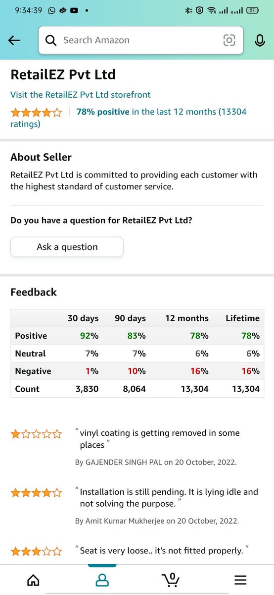 shahnoorusman's tweet image. @amazonIN number one scammer company I had order in sale time period not @delhivery number 2 scammer they returned to sellers all customer service Said wait until return to sellers for refund so please #bycottamazonindia and sellers also scammer I guess @aajtak @TV9Marathi