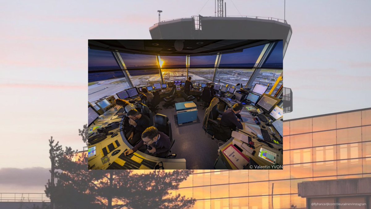 DGAC's tweet image. #ATCday | Présents en métropole et en outre-mer, les contrôleurs de la navigation aérienne assurent à chaque instant la sécurité et la fluidité de nos vols ! ✈ 

Joyeux #InternationalAirTrafficControllerDay aux ICNA et aux TSEEAC ! 🥳