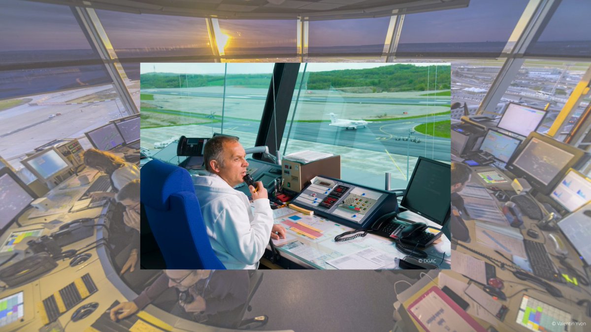 DGAC's tweet image. #ATCday | Présents en métropole et en outre-mer, les contrôleurs de la navigation aérienne assurent à chaque instant la sécurité et la fluidité de nos vols ! ✈ 

Joyeux #InternationalAirTrafficControllerDay aux ICNA et aux TSEEAC ! 🥳