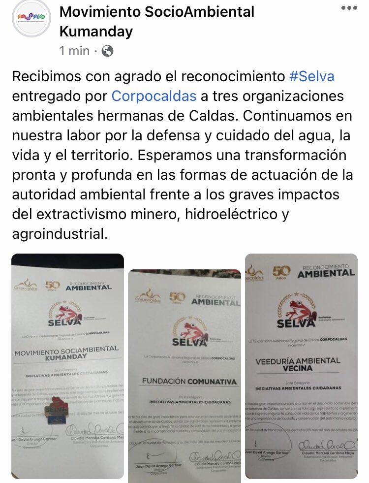 Movimiento SocioAmbiental Kumanday (@mkumanday) on Twitter photo 