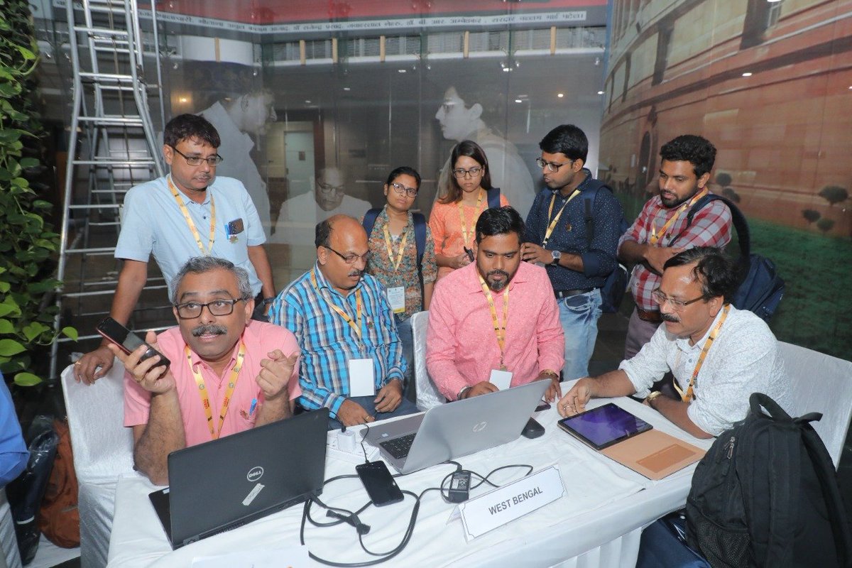 mopr_goi's tweet photo. The Young Fellows deployed in the cluster of Gram Panchayats to create Model GP Clusters and to prepare better-quality #GPDP also actively participated in the National Training Workshop, Group Exercise, Practice Session for preparation of Demo Plan with their respective States. https://t.co/FXgTL5HPx4