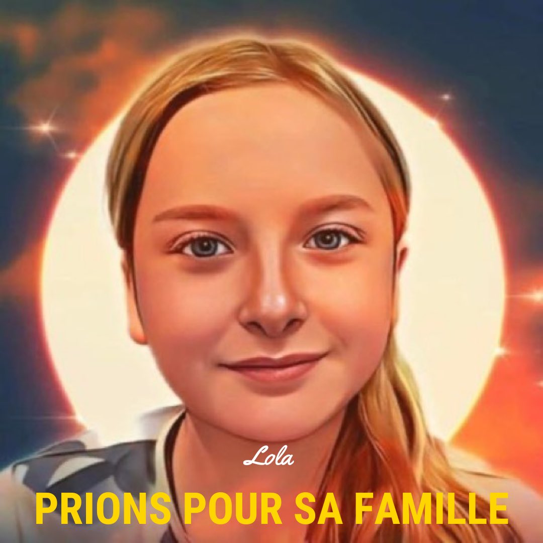 Prions pour sa famille. 🙏🙏🙏

#Lola