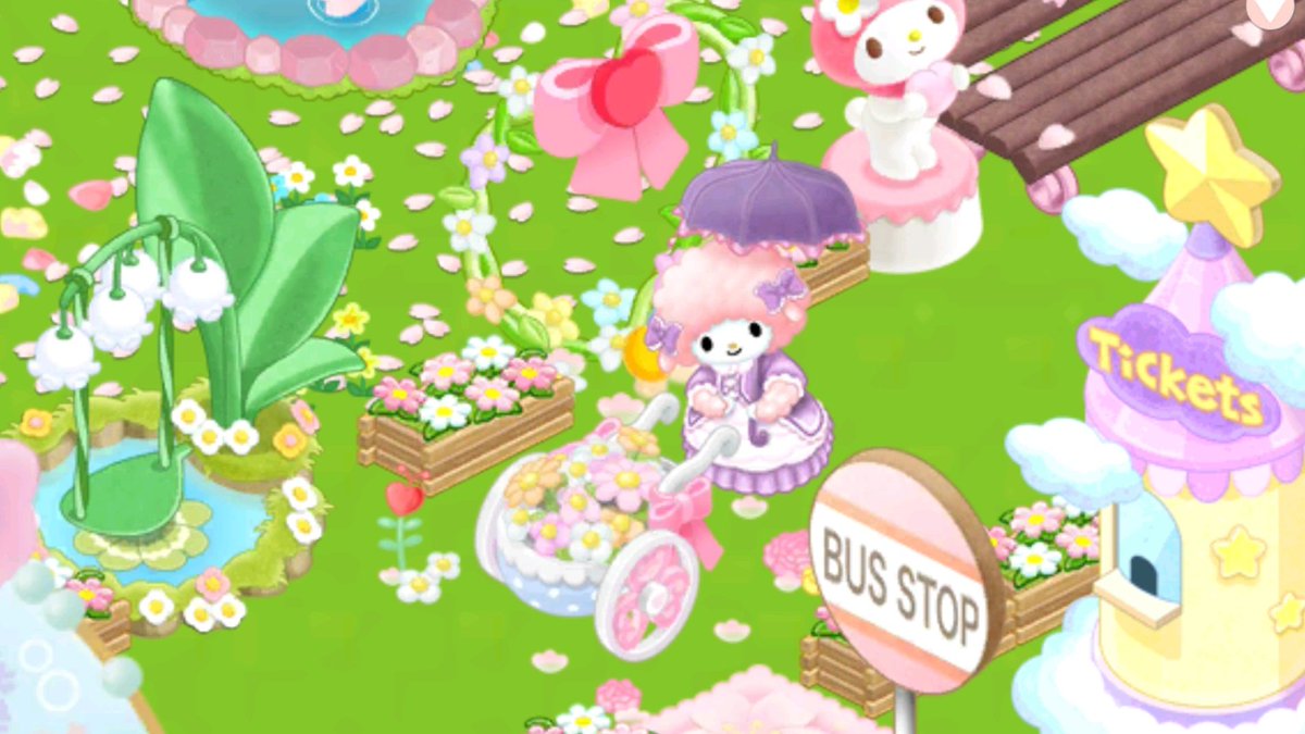 MayorHaven's tweet photo. Care to buy some flowers from My Sweet Piano? #HelloKittyWorld https://t.co/apJwlFr965