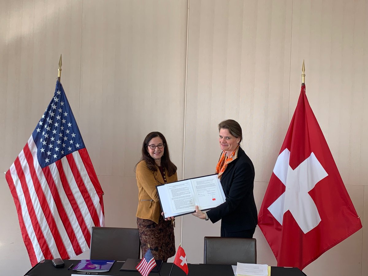 QIST has the potential to fundamentally change our ability to address global challenges: signing of a Joint Statement on Cooperation in Quantum Information Science and Technology 🇺🇸🇨🇭

Press release: admin.ch/gov/en/start/d…