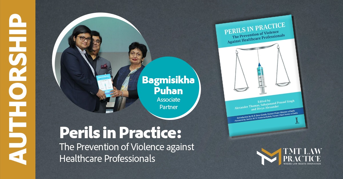 TMTLawPractice1's tweet photo. We are delighted to share that our Associate Partner, Bagmisikha Puhan, wrote a chapter in the book titled, “Perils in Practice”. Read more via https://t.co/gXXlheEDcu https://t.co/L2SGpLotW5