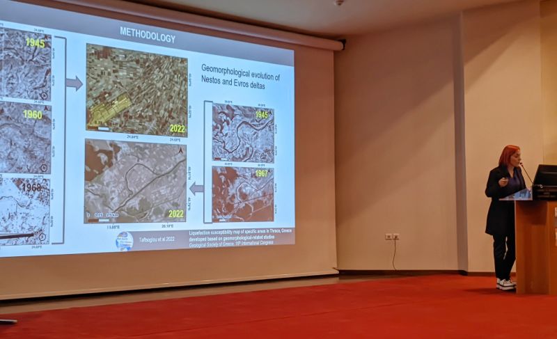 riskacduth's tweet photo. Presentation of "Liquefaction susceptibility map of specific areas in Thrace, Greece developed based on geomorphological-related studies" in the 16th International Congress of the Geological Society of Greece #gsg2022 #Liquefaction #susceptibilitymap https://t.co/9N4UIxLRP2