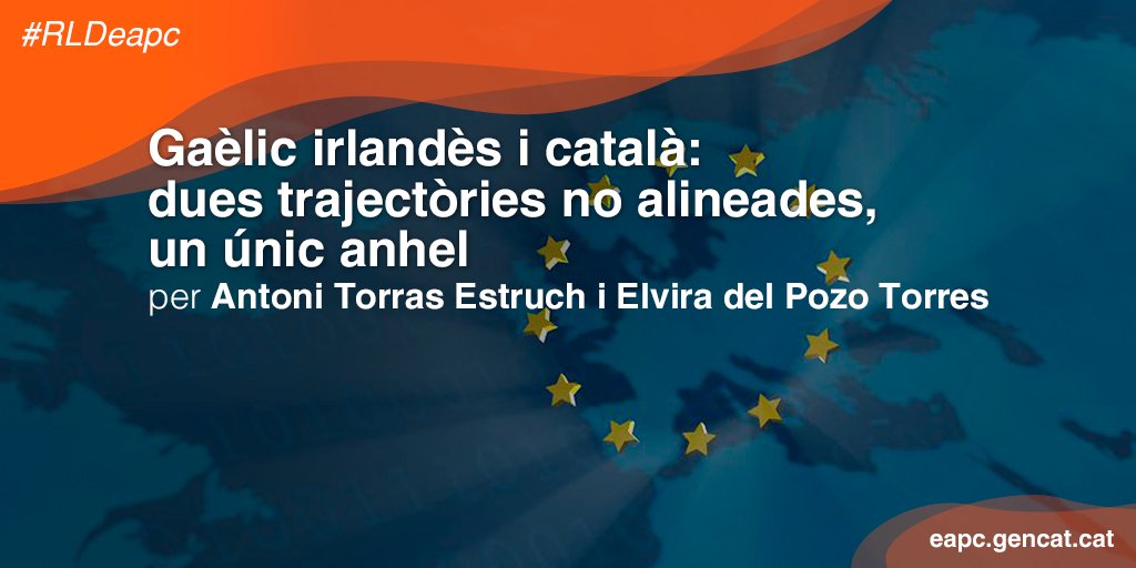 .@antonitorras i .@Elvira_delPozo signen l’apunt setmanal en relació amb l’acte organitzat per la Delegació del Govern de la Generalitat davant la Unió Europea i l’@EUROLANG el passat 6 d’abril, al blog #RLDeapc 📕 gen.cat/3Tf5wON