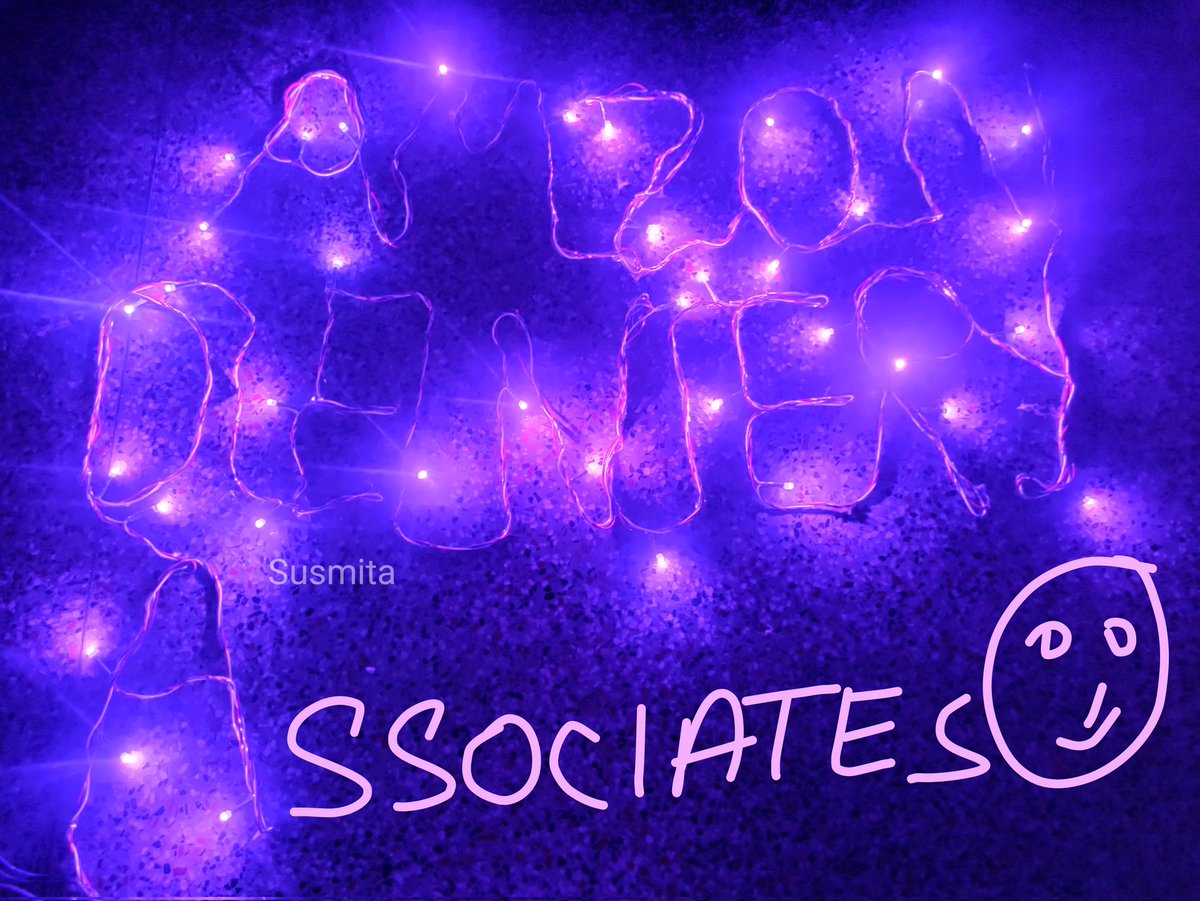 itssusmitaaa_'s tweet photo. @amazonIN THANKYOU @amazonIN DELIVERY ASSOCIATES for delivering happiness on time to our doorsteps even on festivals. We truly appreciate your dedication & hardwork, this is my small gratitude to you guys with lights so that it can light up your day a little extra! 🥰💗✨
#DeliveryThanks https://t.co/1mKOev9BGa