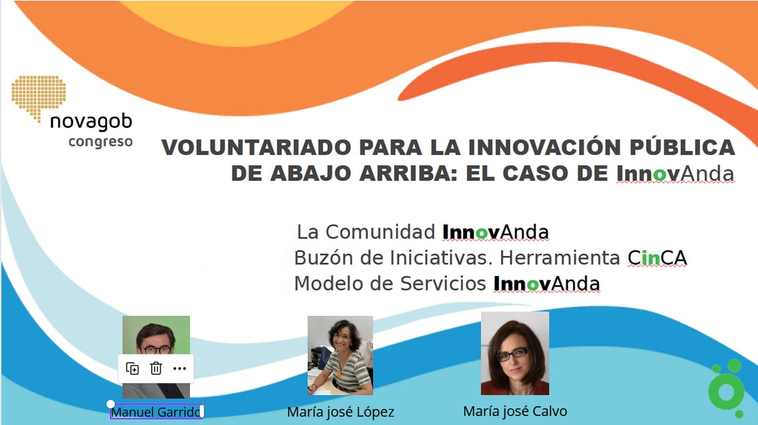 InnovAnda21's tweet photo. InnovAnda en el IX Congreso de Innovación Pública de Novagob #novagob2022

Los #innovanders se hacen #novagobers por un par de días #EsteEsNuestroMomento👇Jueves 20 a las 17.00  https://t.co/SjuVAroND1 https://t.co/mHXiW2DaHg
